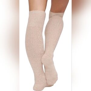 Pudus Lifestyle Co Sweater Socks 1 Pair Champagne BNWT Fits Shoe Size 6-10 Women